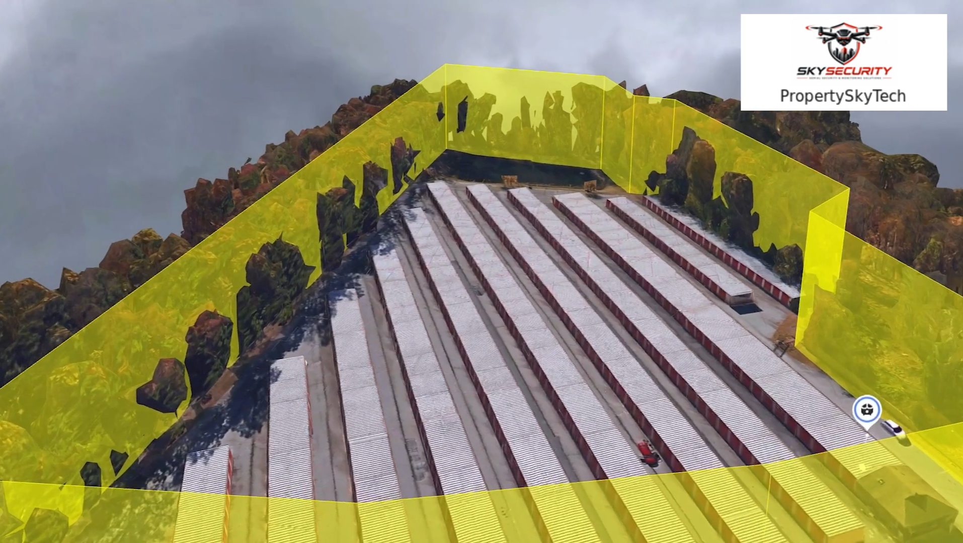 Outdoor Drone mapping for Autonomy drone security. 