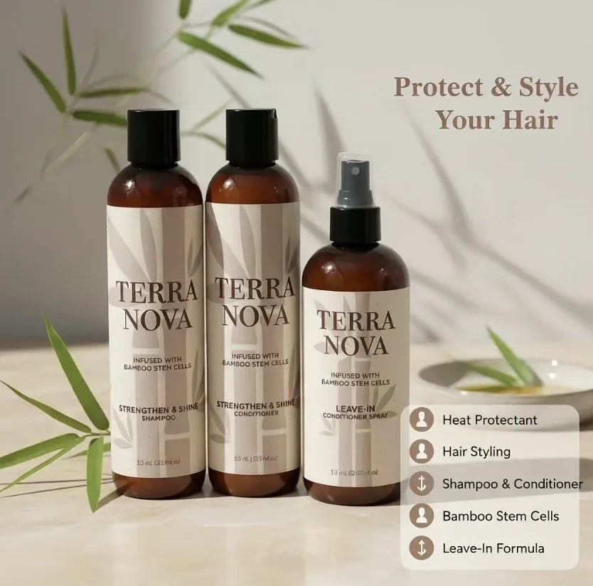 Shampoo, Conditioner, and Leave-In Spray