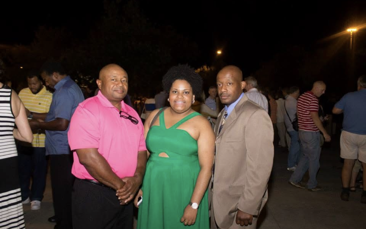 Ricky his daughter Rekel and Michael, 2014