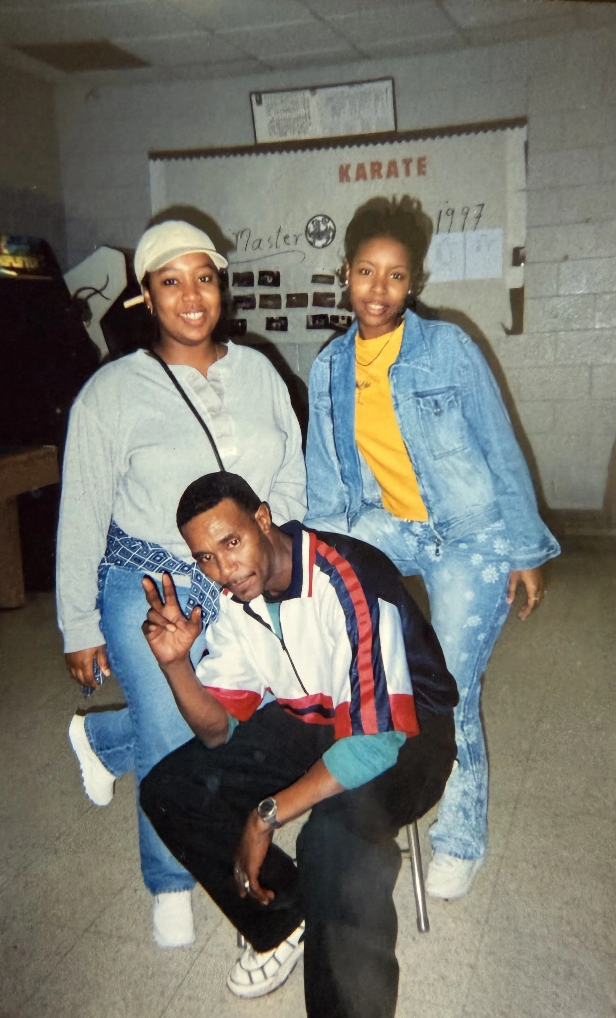 Alton "Bernard," and daughters Keisha and LaNika