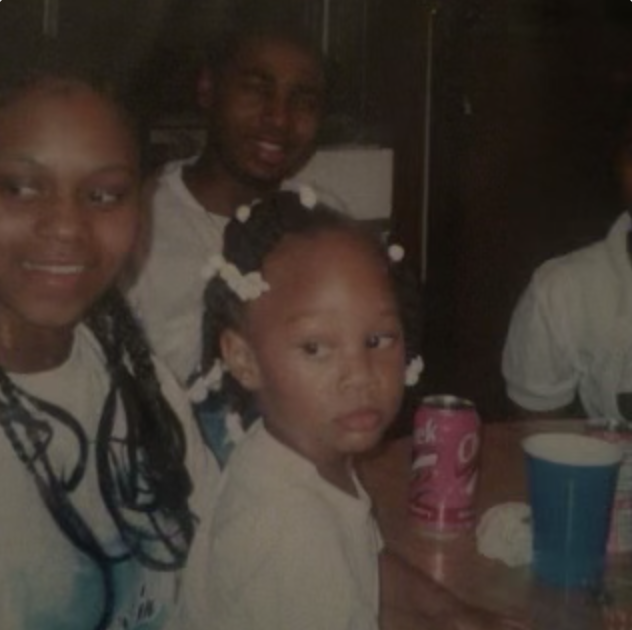 DiMario Johnson, Ebony (friend), and Sharena Fox during Family Reunion