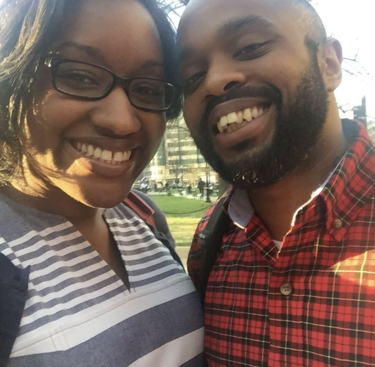 Erica and husband Collin Willis, 2017