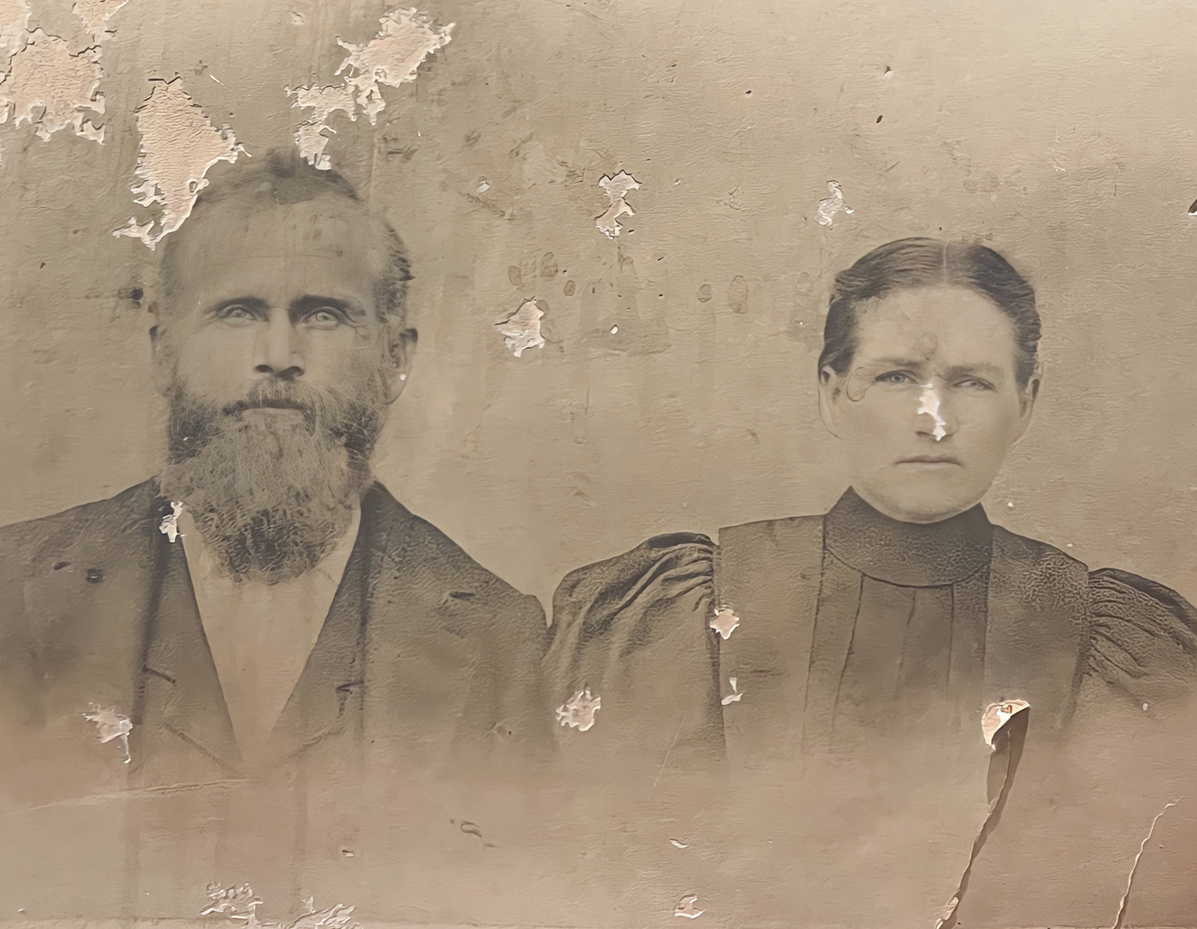 Edwin and Clara Britt (Ma Baby Sis Great Uncle)