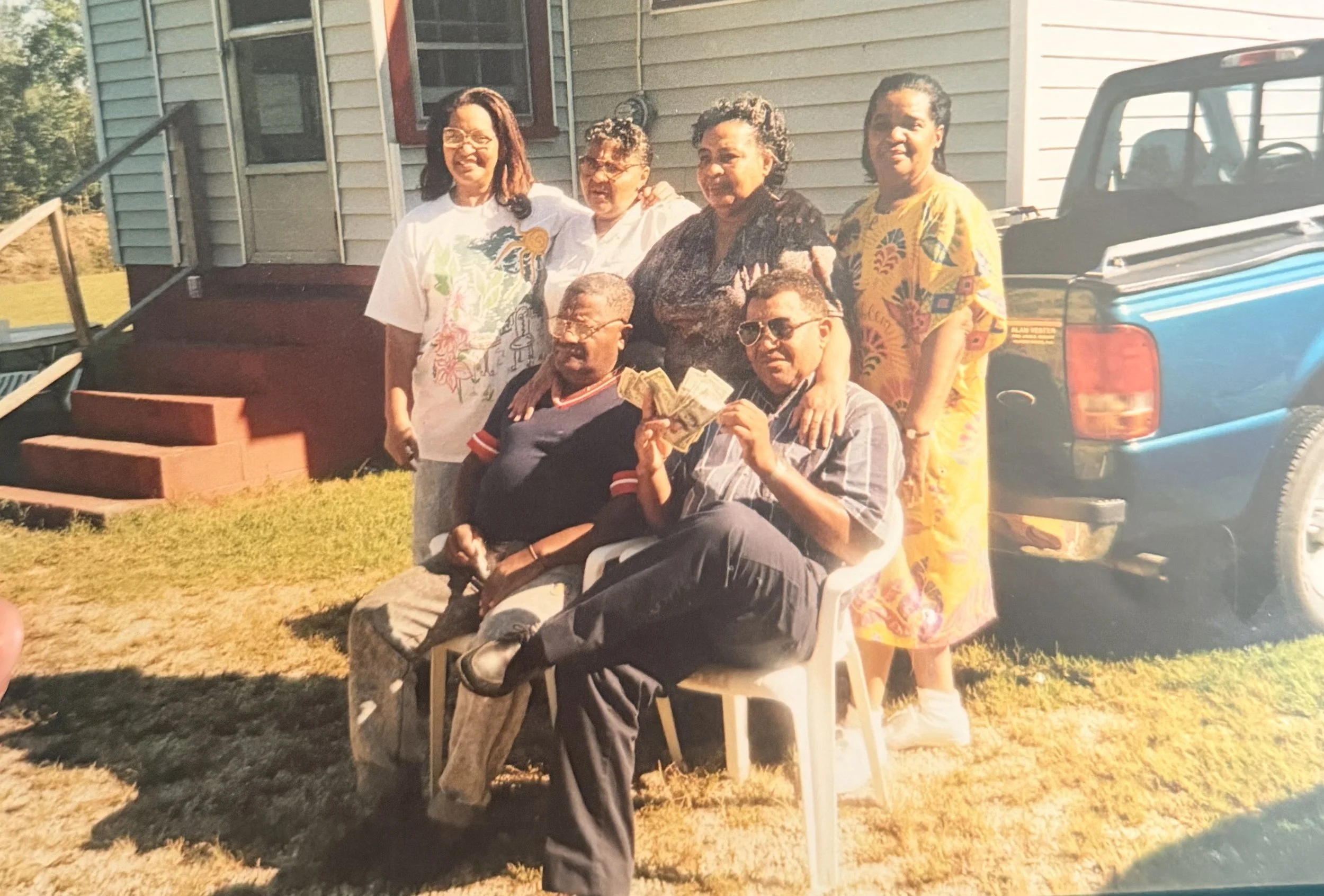 Siblings Janet "Reedy," John "Buddy," Lennie "OD," Erdie, Jesse Lee and Beaulah