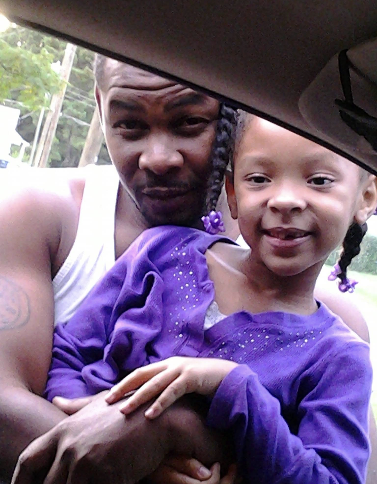 Sinclair and daughter Naveah, 2014