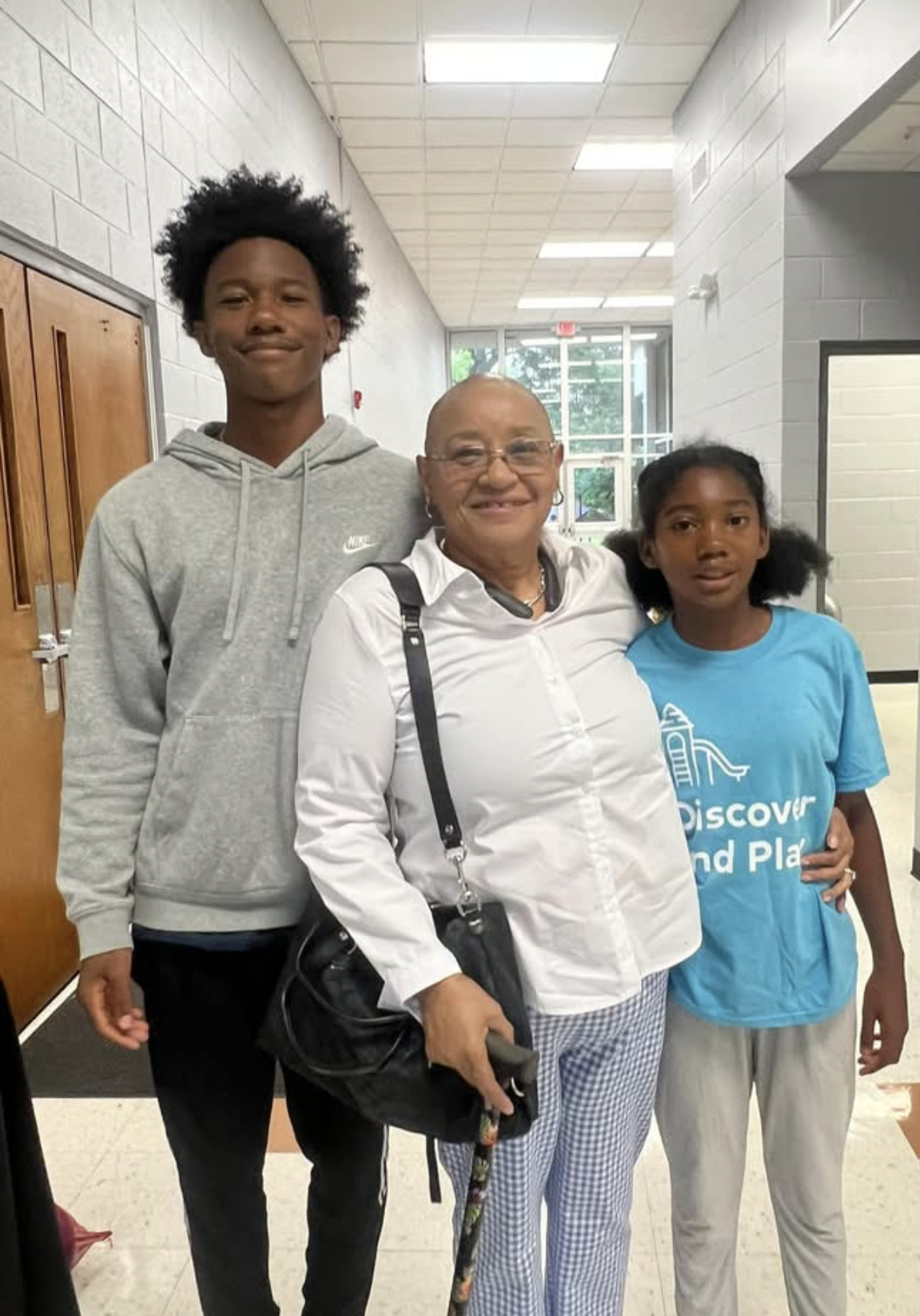 Gloria "Tina" Darden and grandchildren, 2023