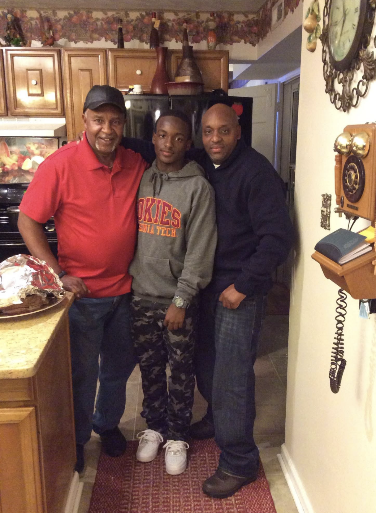 Thomas "Garner," Mekhi, and Leonard, "Mousey," 2014