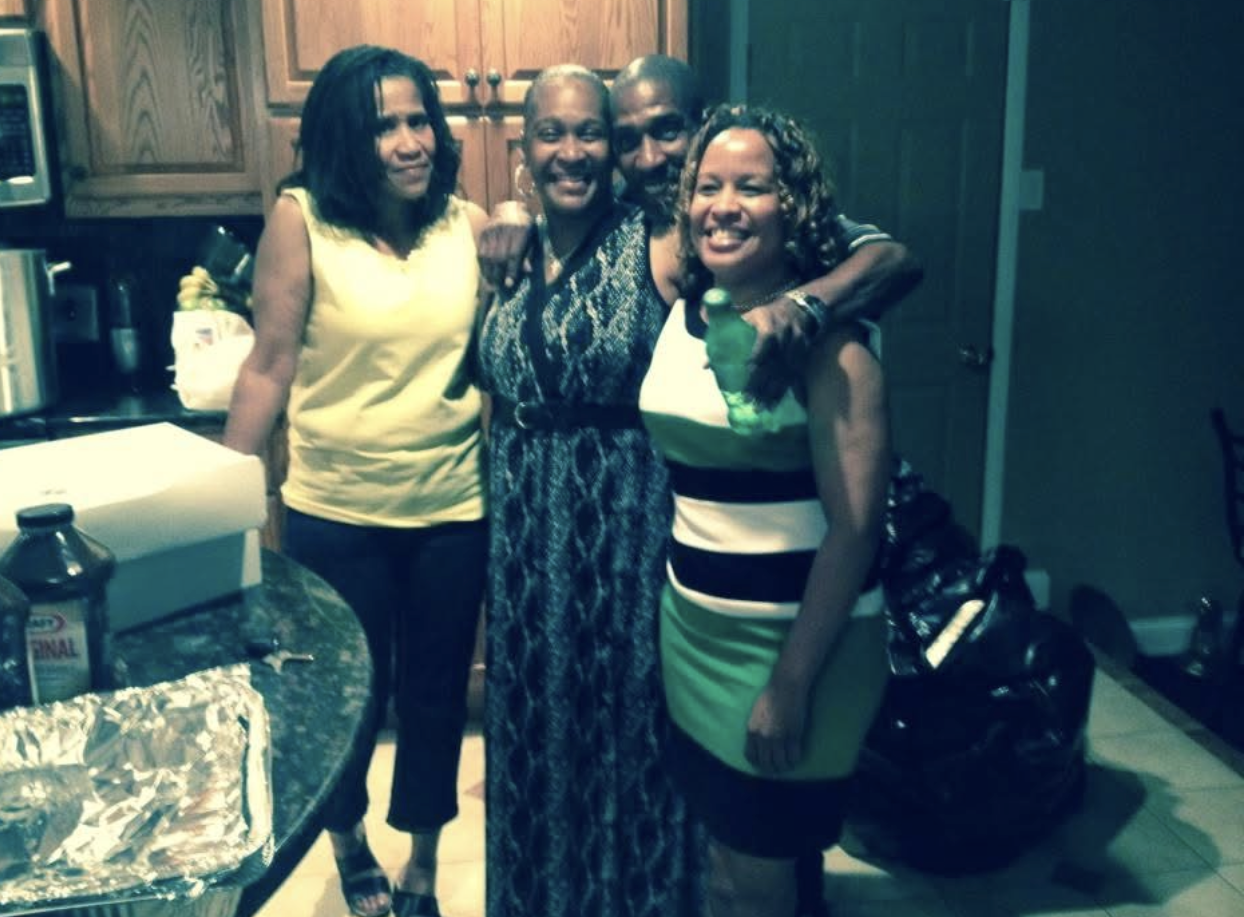 Maureen, Leathia, Ernest and Vonda (longtime family friend), 2014