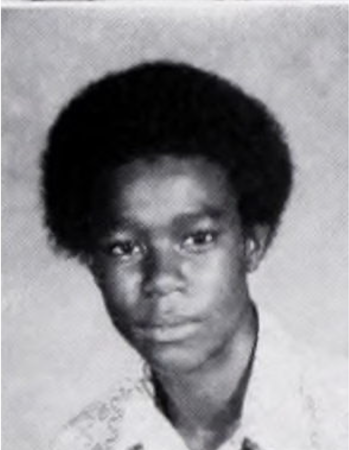 Alton "Bernard" Daniel, Sophomore, Warwick High School Yearbook, 1974
