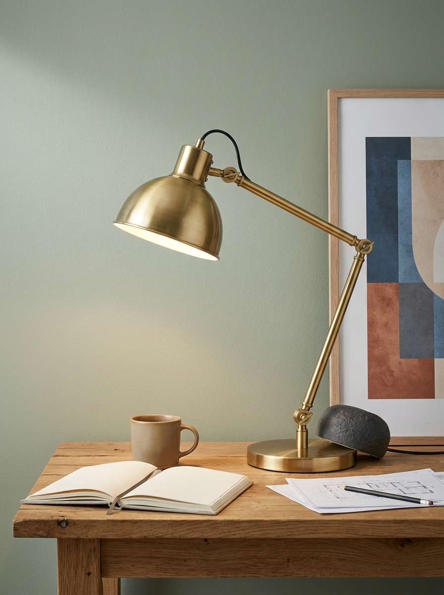 Brass Desk Lamp