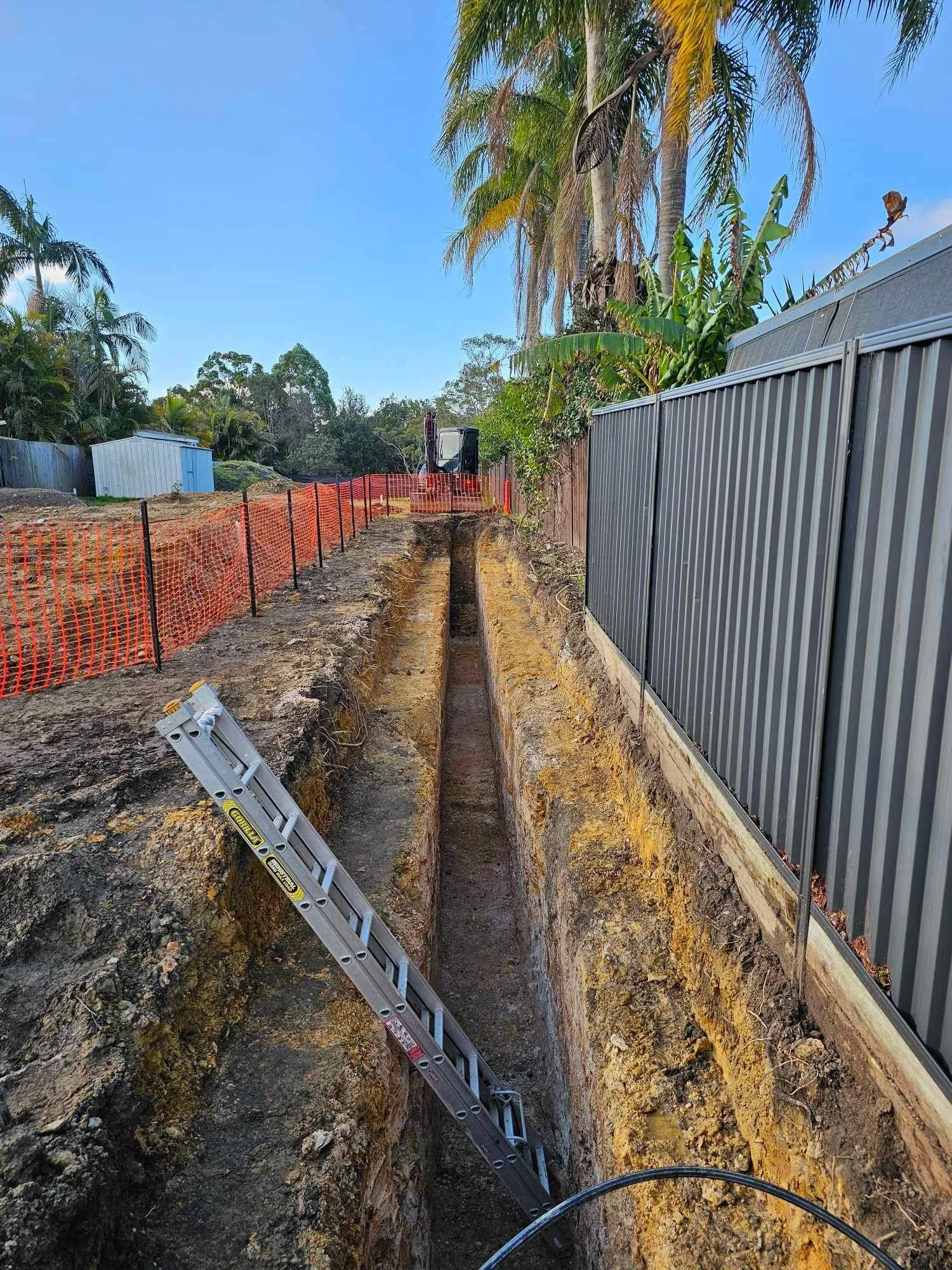 Residential subdivision excavation in Asquith including site preparation, drainage and earthworks.