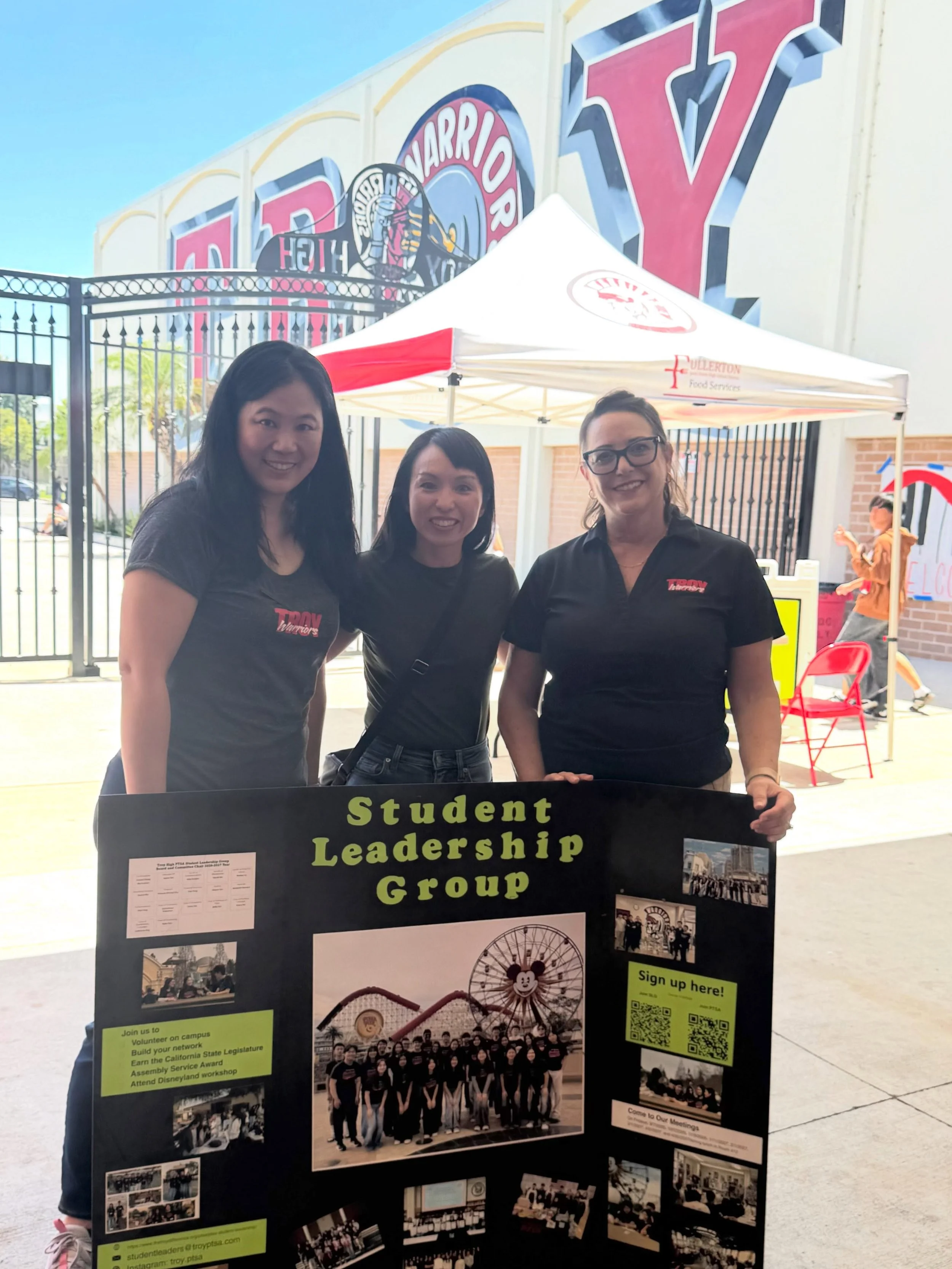 Today I had the pleasure of meeting Olga and Nancy from the Troy High School PTSA! 🎉

They&rsquo;re all set for Freshman Orientation, welcoming new students and families with helpful information and Troy spirit wear. It&rsquo;s inspiring to see dedi