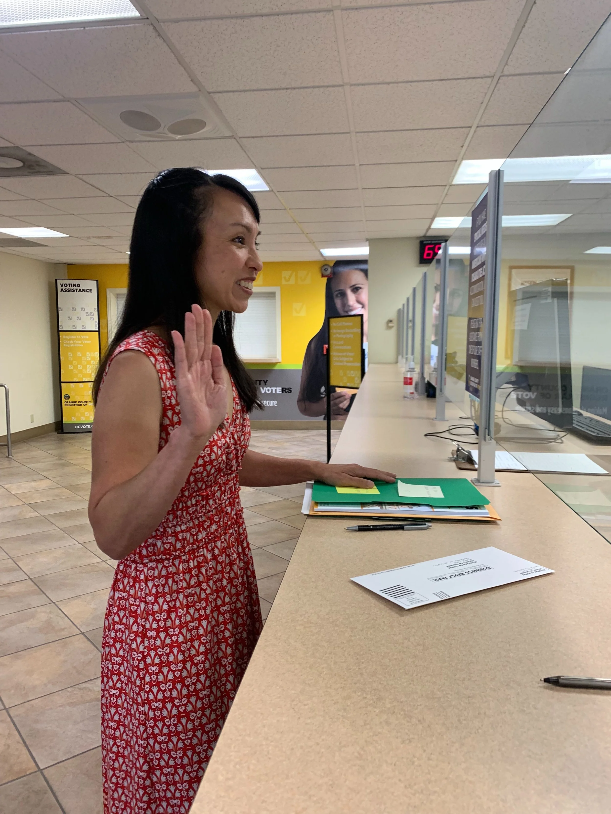 Today was a special day&mdash;I took the Oath of Office and officially qualified for the November 3 ballot. I&rsquo;m grateful for the support of my family, friends, and community. It&rsquo;s an honor to run, and I look forward to listening, learning
