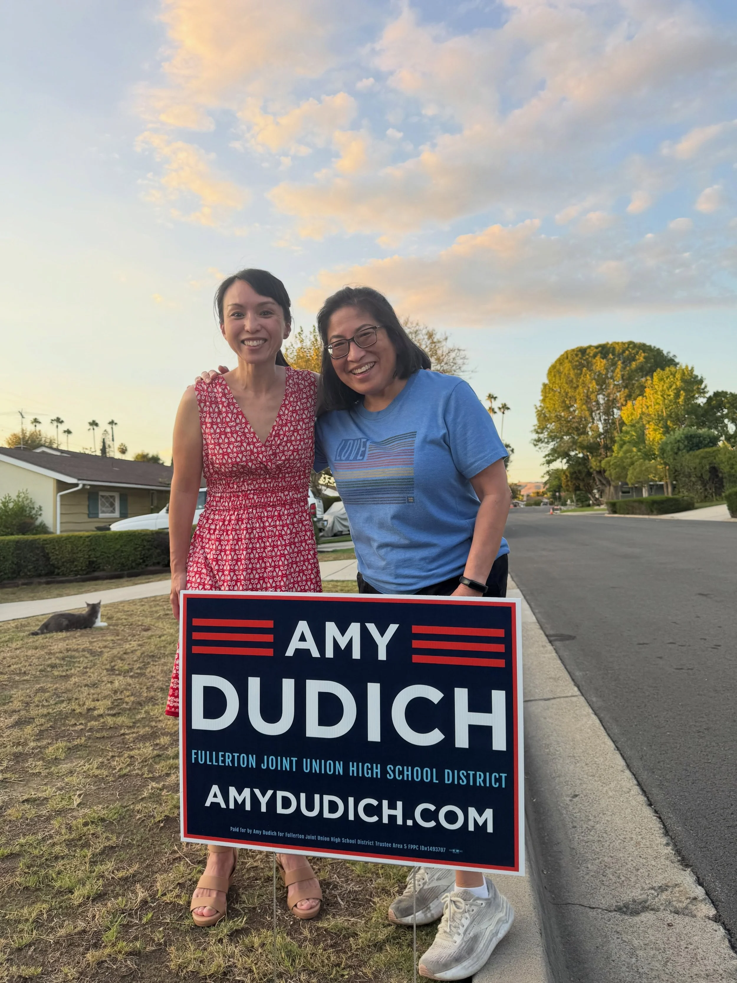 It may be hot out ☀️, but Lorna knows our schools need a fresh perspective! 💙

Let&rsquo;s bring new ideas, fresh energy, and a strong voice for our students. 🏫✨

Vote Amy Dudich for Fullerton Joint Union High School Trustee!  Area 5🗳️