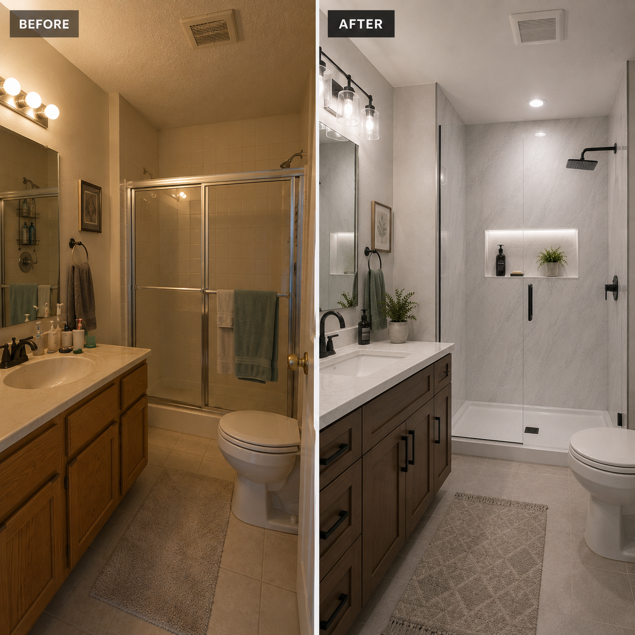 Full Bathroom Remodels