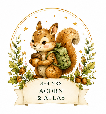 Acorns and Atlas (3-4yrs old)