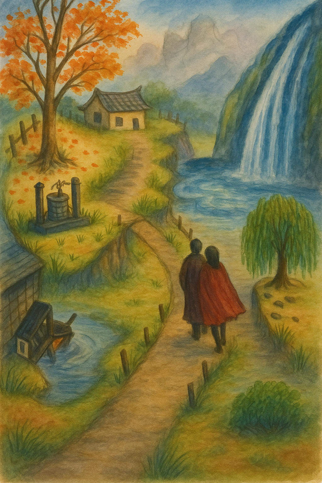 Path to the waterfall
