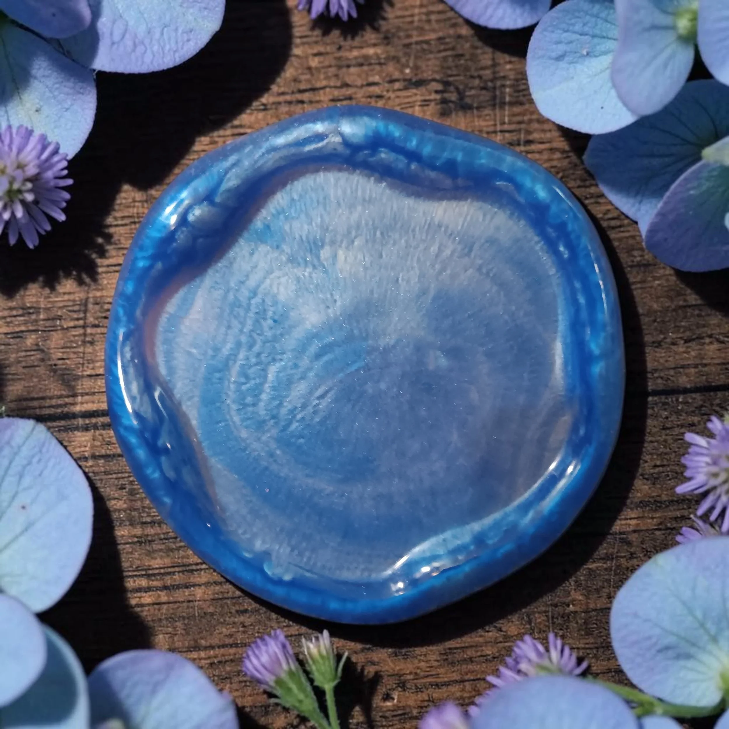 Ocean Eyes Blue Trinket Tray