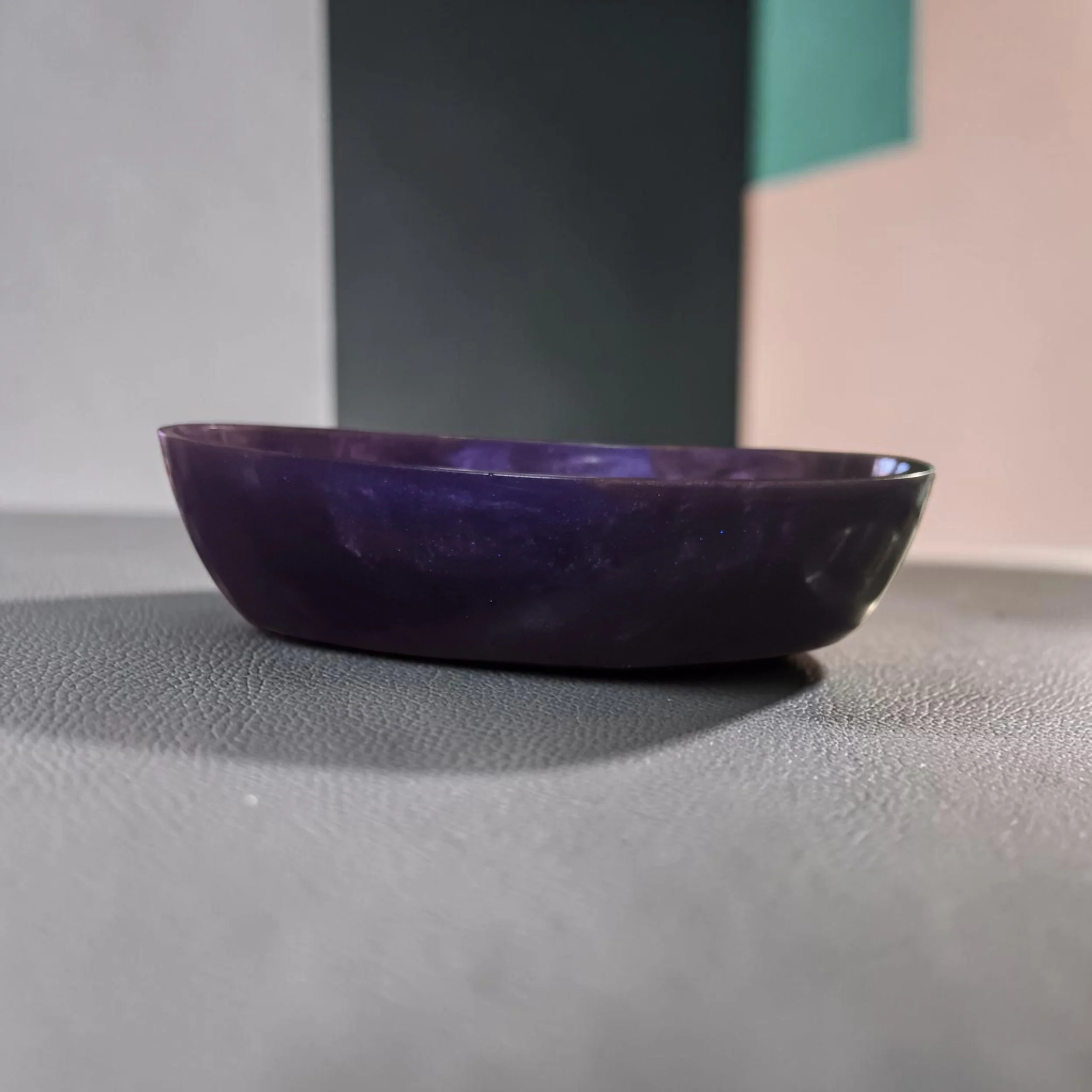 Purple Oval Dish