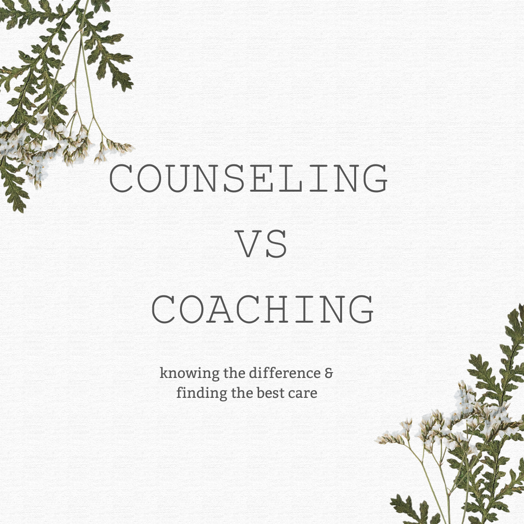 Coaching v. Counseling