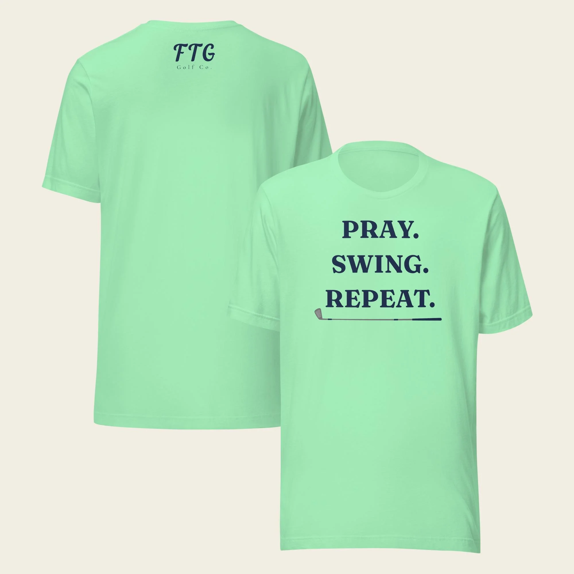 Pray, Swing, Repeat - Unisex T-shirt - Navy