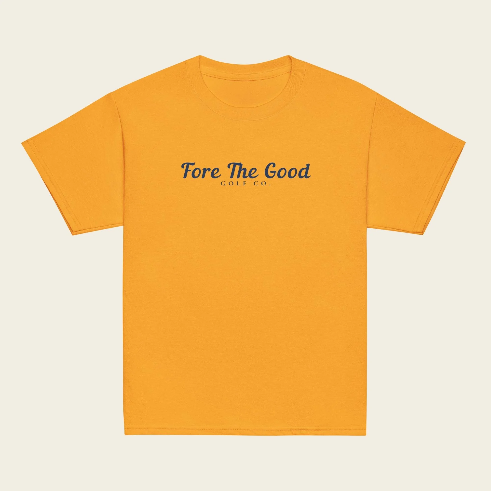 The Fairway Script - Youth Classic Tee - Navy