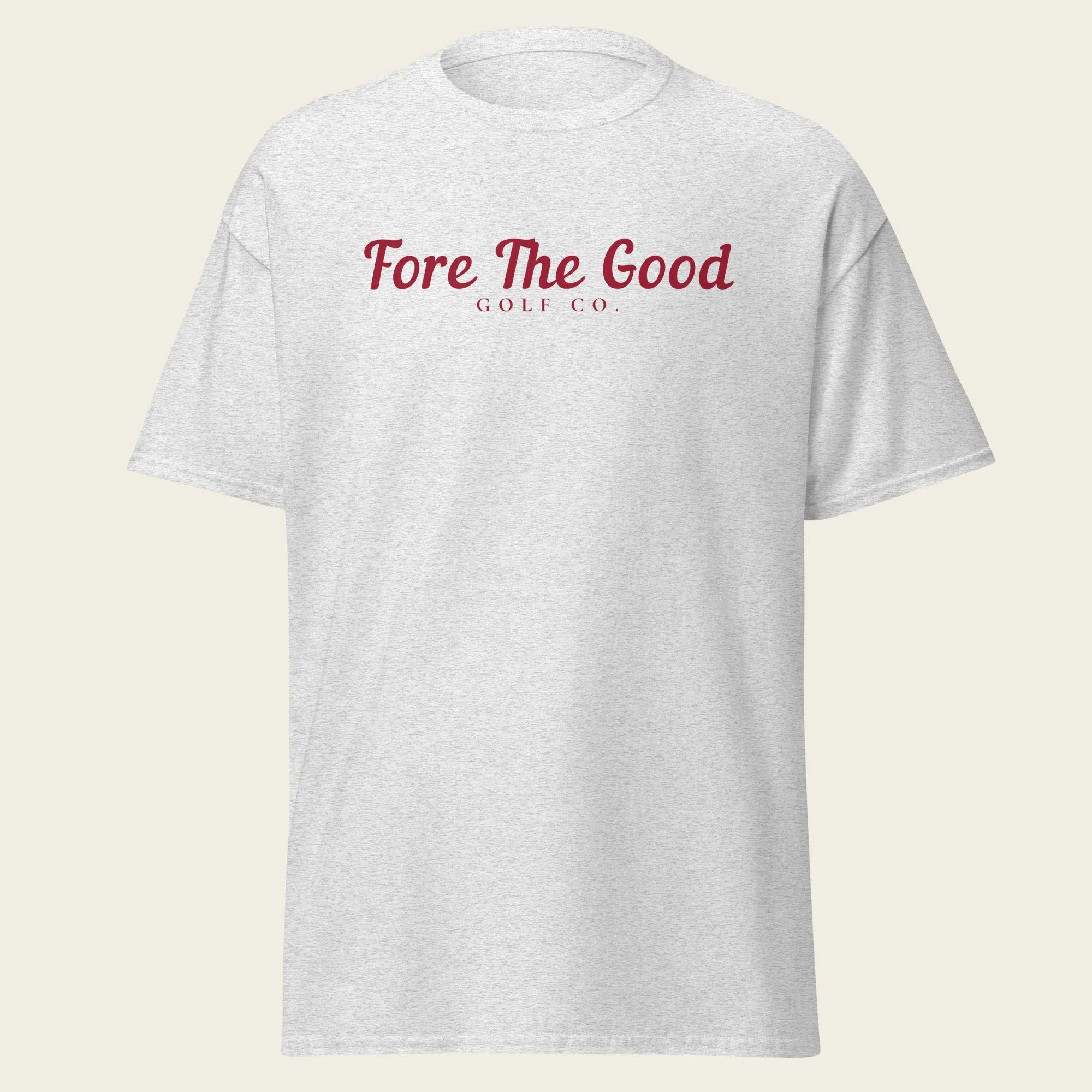 The Fairway Script - Unisex Classic Tee - Crimson