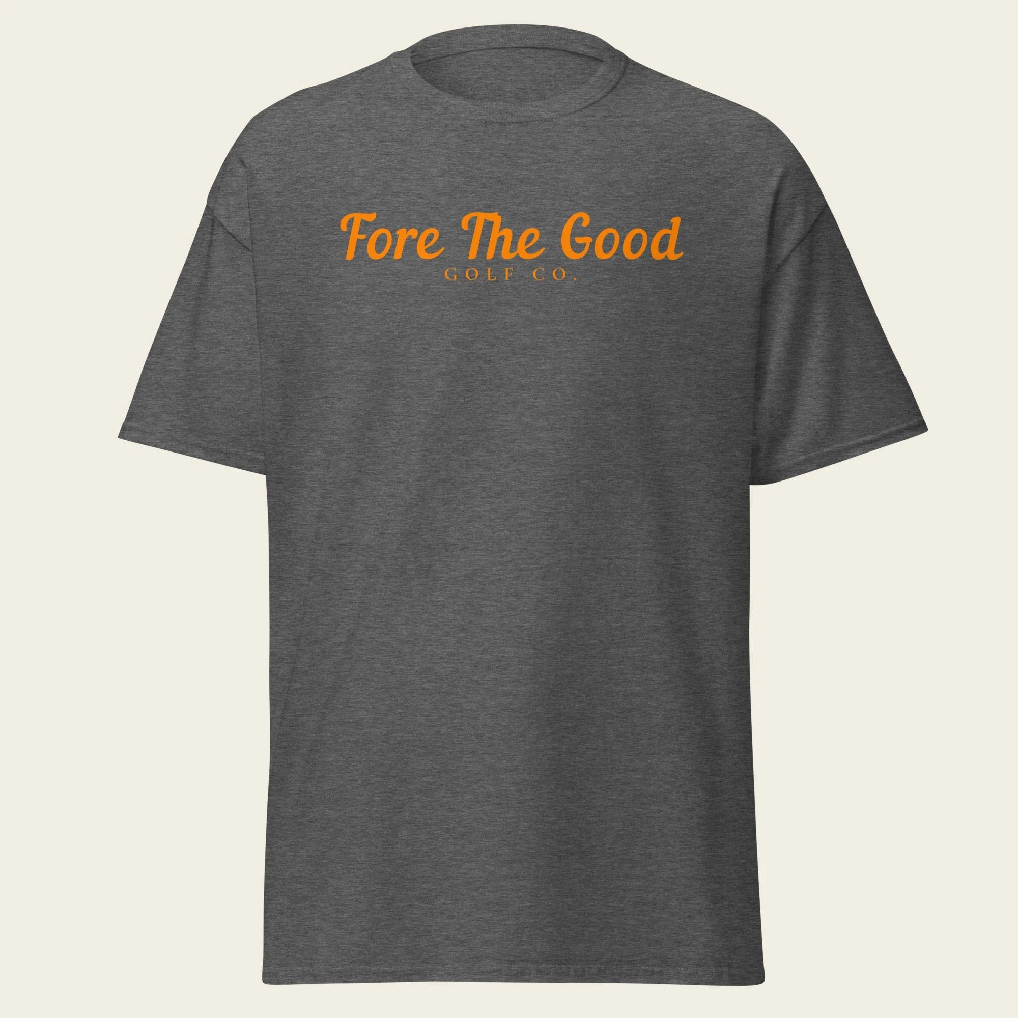 The Fairway Script - Unisex Classic Tee - Orange