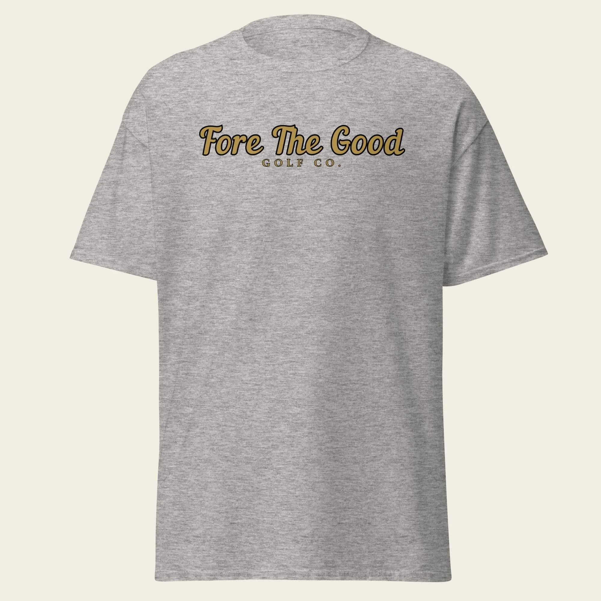 The Fairway Script - Unisex Classic Tee - Black/Gold