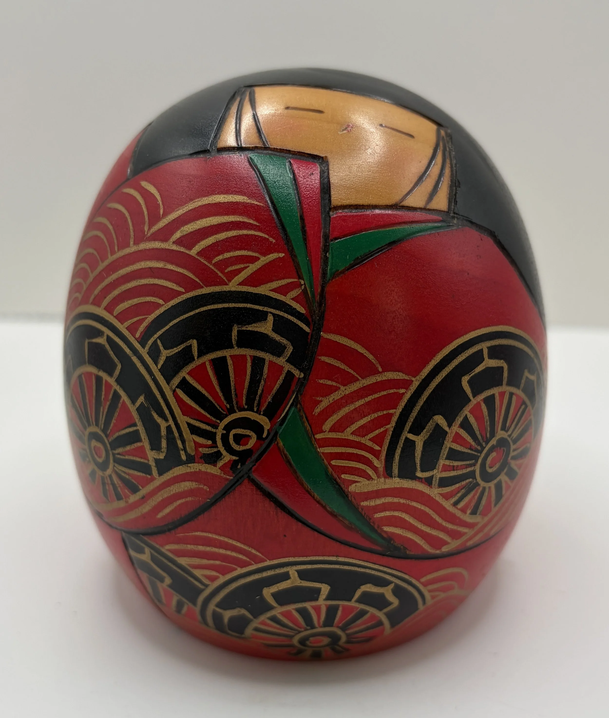 Hand Painted Kokeshi Wooden Doll