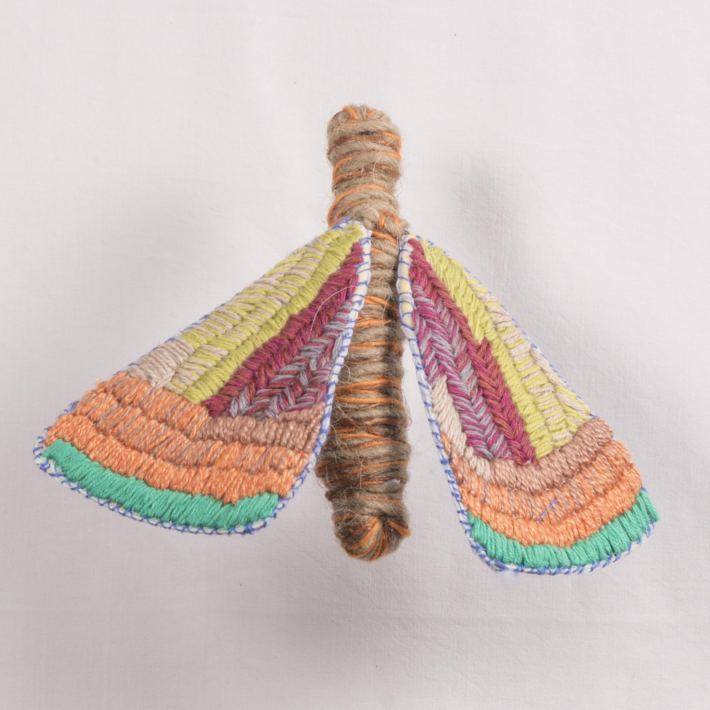 Dimity Kidston embroidered moth.