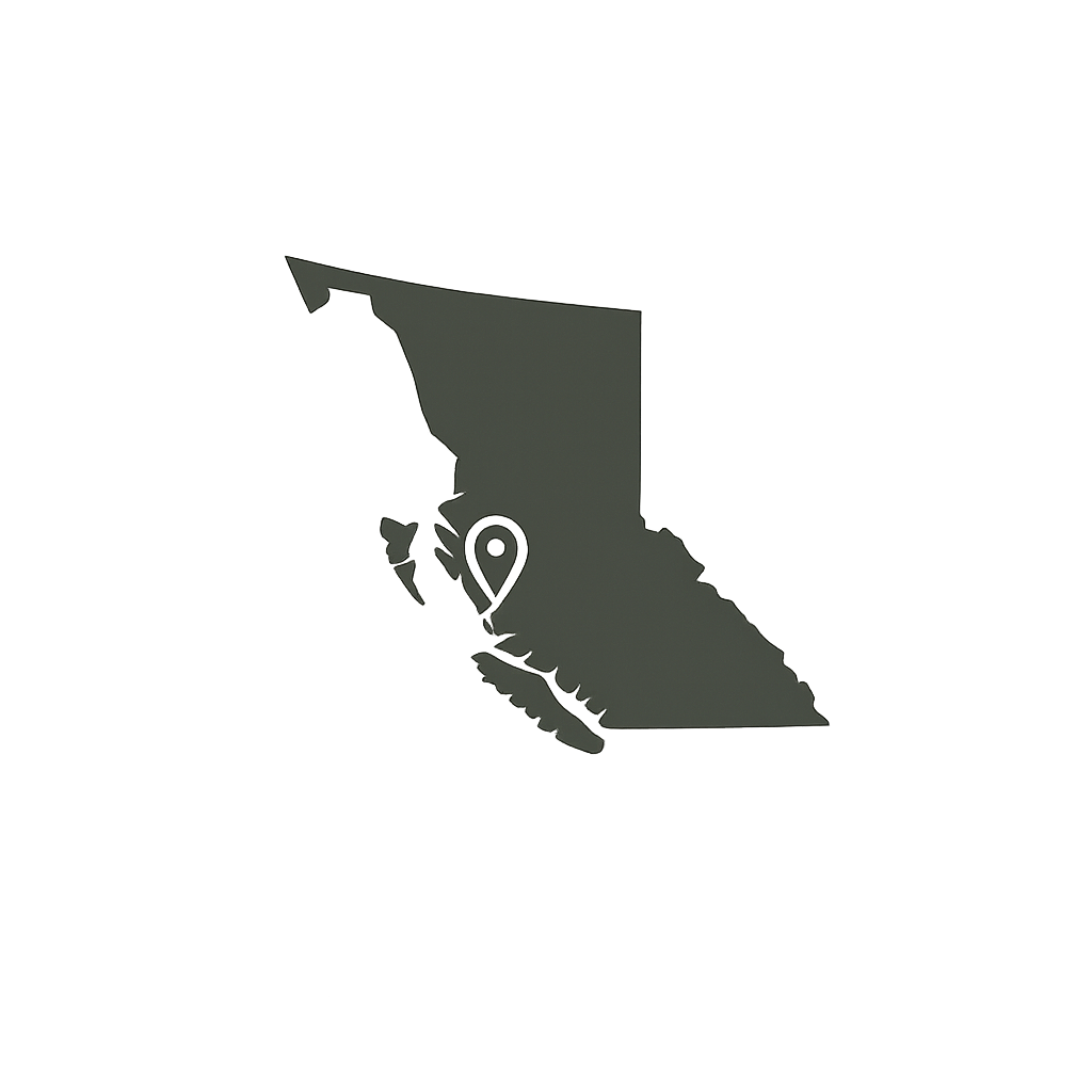 Outline map of the state of Washington with a location pin in the central part.