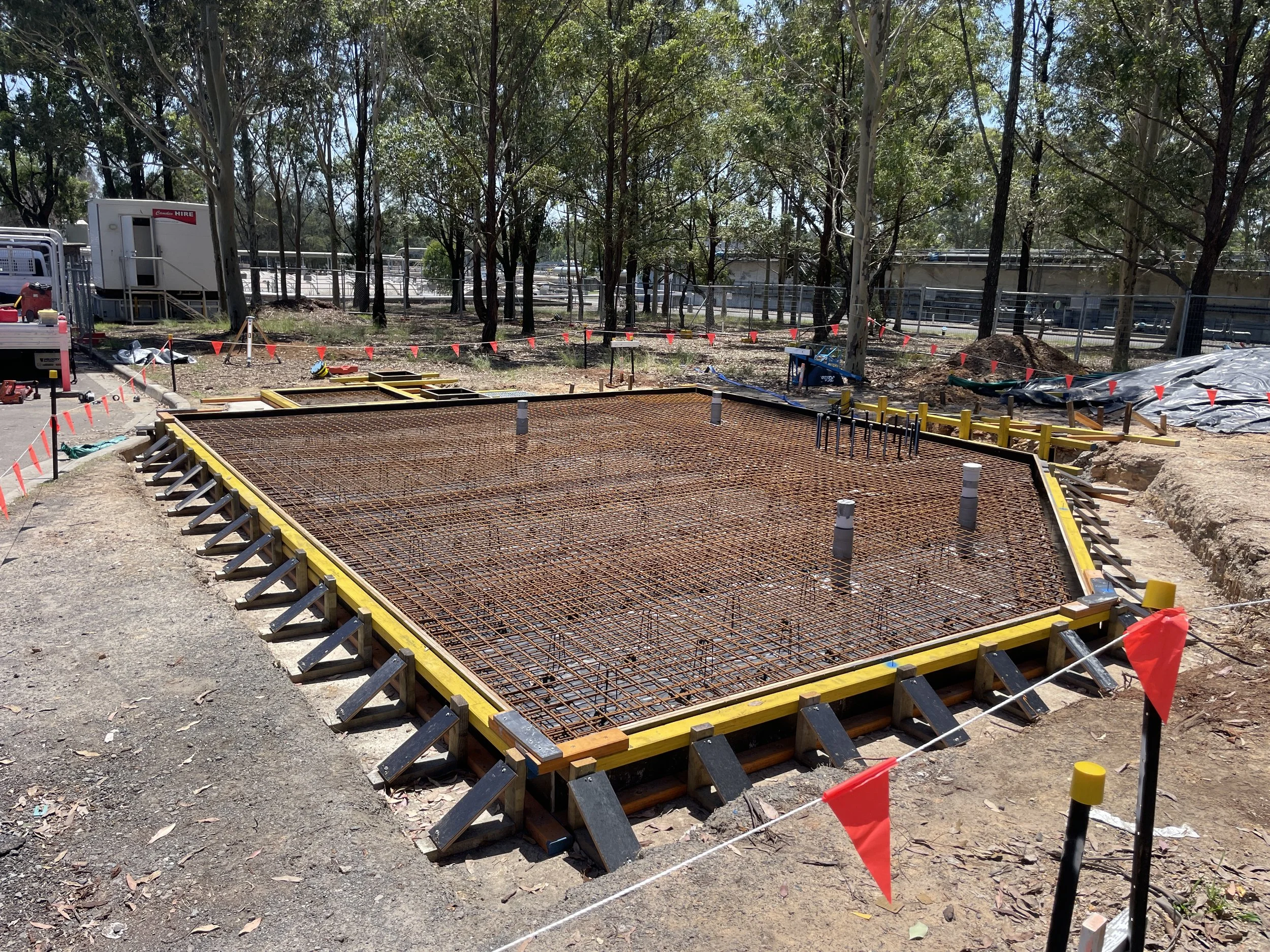 Glenfield sewerage treatment plant - Biosolids Odour Control Unit