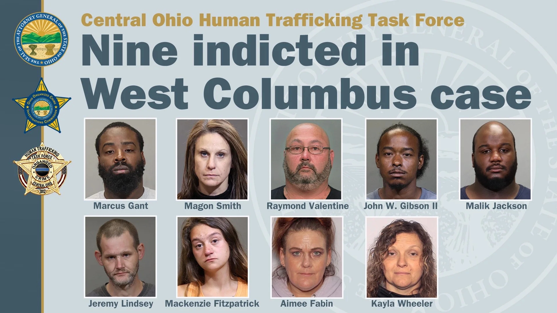 Nine Indicted in Alleged Central Ohio Human Trafficking Ring Investigation