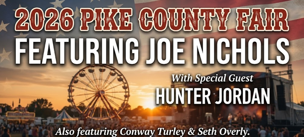 Lineup Announced for 2026 Pike County Fair Concert Featuring Joe Nichols