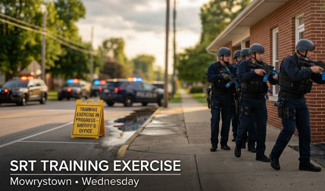 Highland County Special Response Team Training Planned Wednesday in Mowrystown