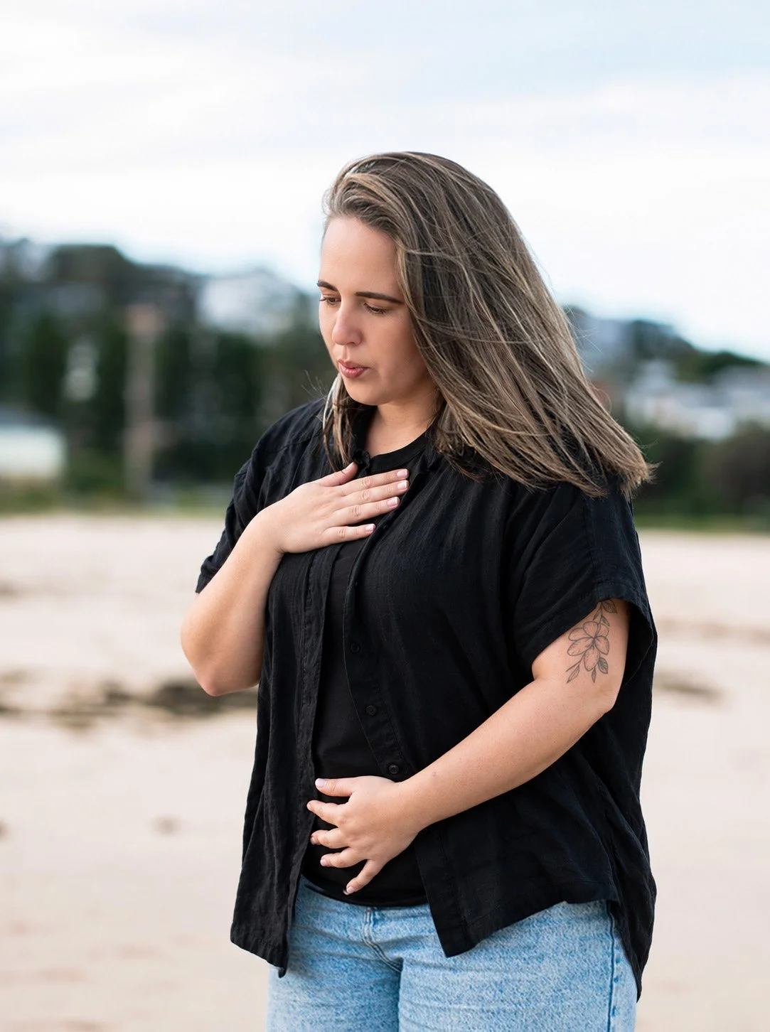 Breathwork on the beach with Ali EMDR Therapist