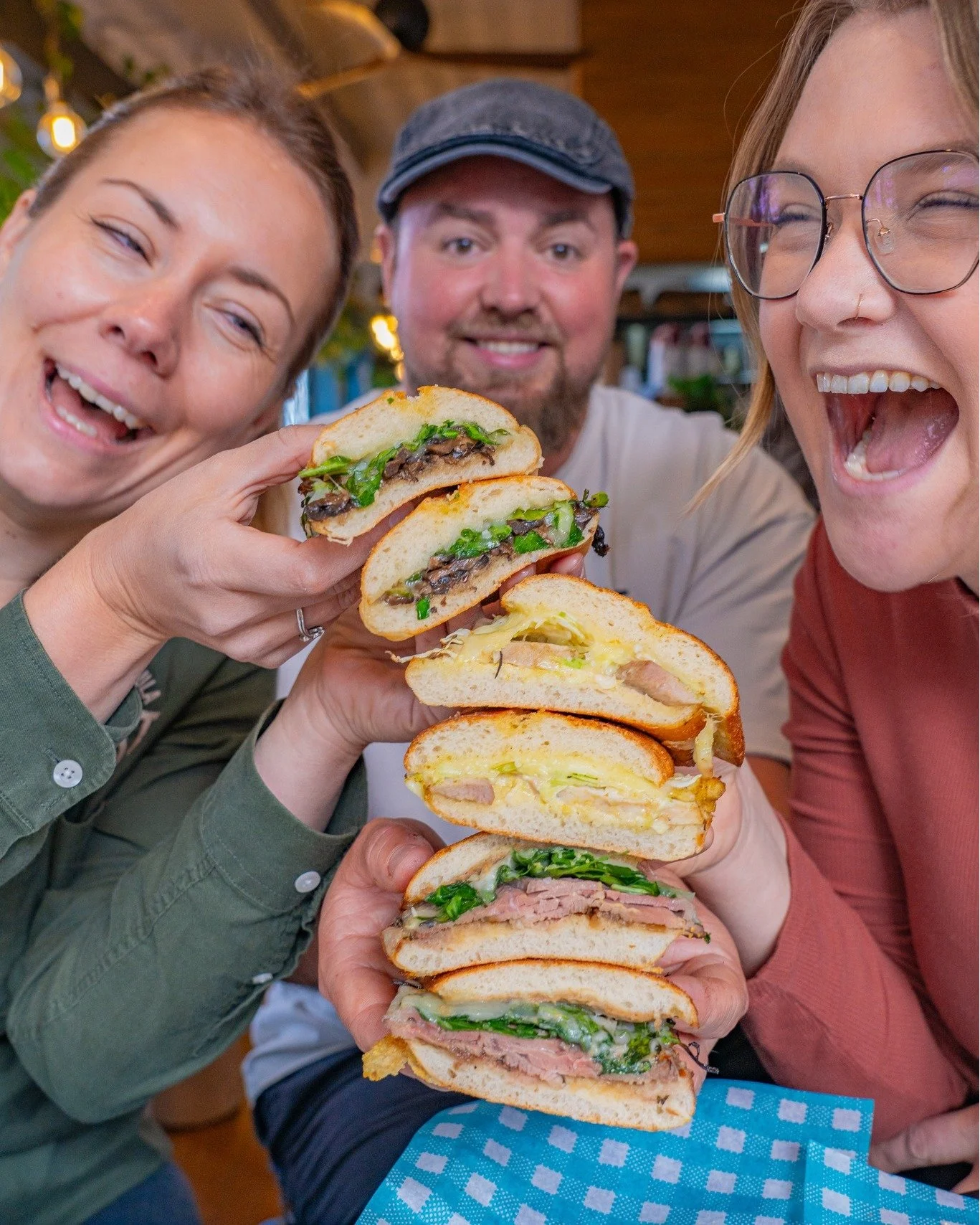 IT WAS THE TOASTIES&rsquo; FAULT. 😂🤣⁣
⁣
We were just taking a few photos&hellip; and somehow ended up building a six-toastie tower and getting way too excited about it haha⁣
⁣
🥩 Beef &mdash; roast beef, provolone, mustard &amp; Drunken Sailor cara