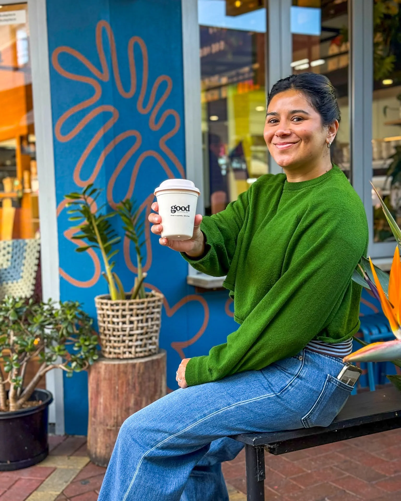 Good Cup has landed! 💚☕️🧡⁣
⁣
We&rsquo;ve teamed up with our friends at @goodcup.au to bring their clever borrow, return and reuse system to all three of our caf&eacute;s - Caf&eacute; Pambula, The Eddy and Eden Ground.⁣
⁣
Forgot your keep cup? No w