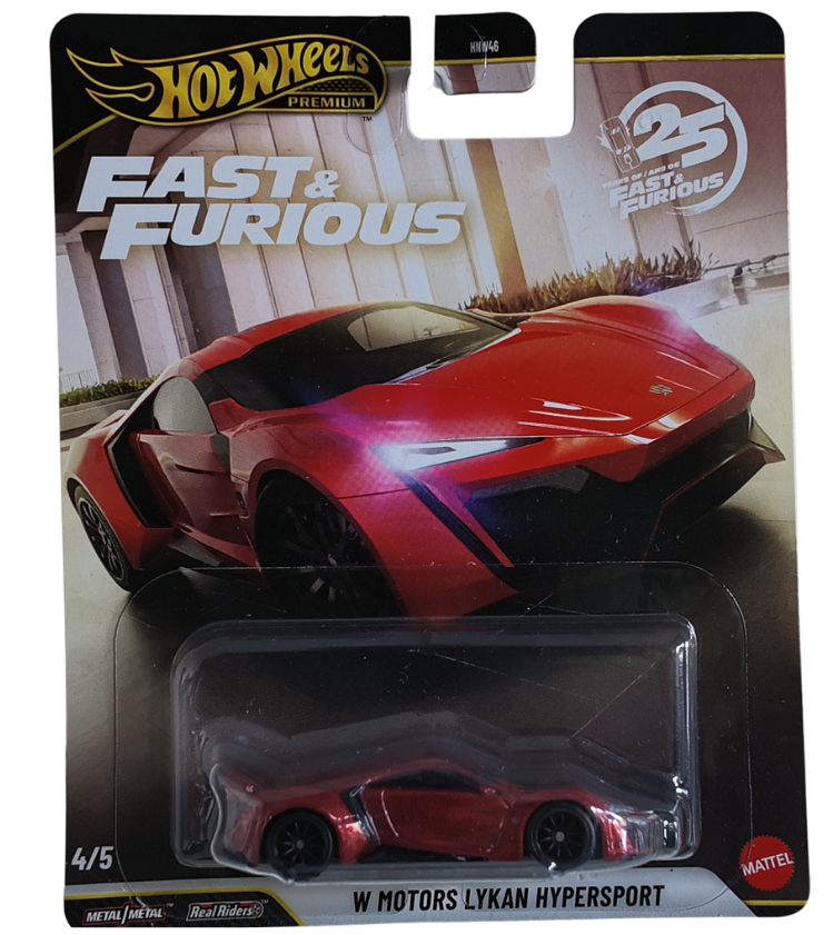 Hot Wheels Fast & Furious W Motors Lykan Hypersport 4/5