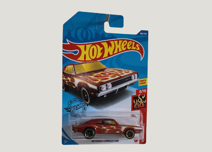 Hot Wheels '69 Dodge Charger 500 HW Flames