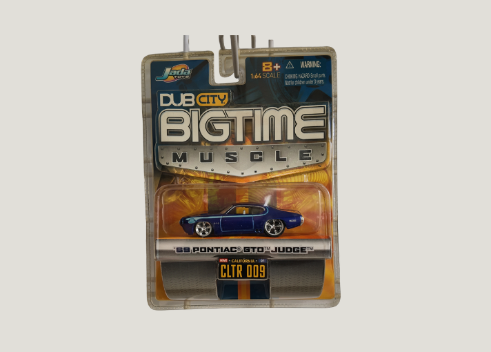 big Time Muscle '69 Pontiac GTO Judge Dark Blue (CLTR009)