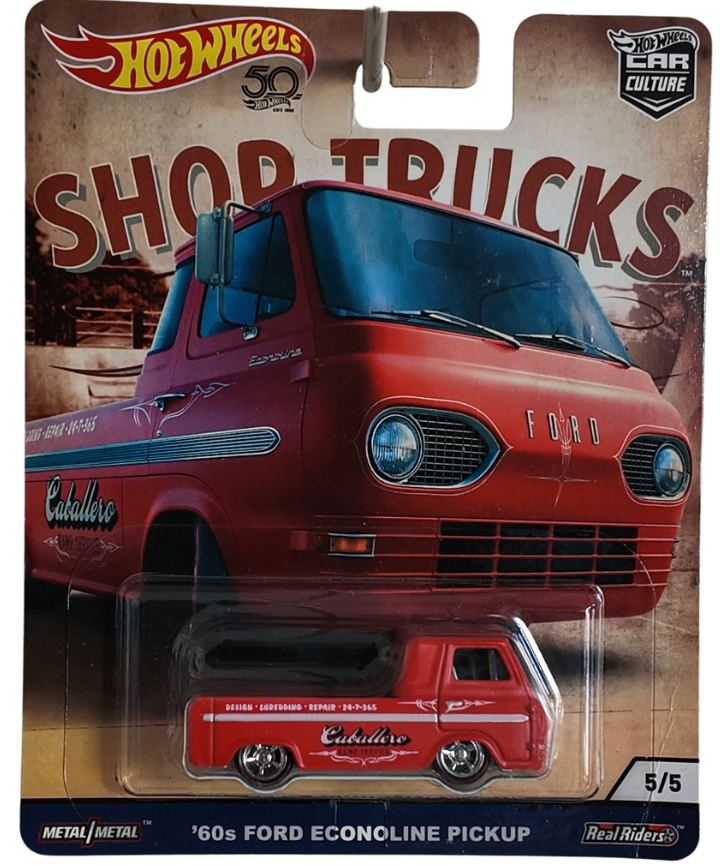 Hot Wheels '60s Ford Econoline Pickup - Shop Trucks Series