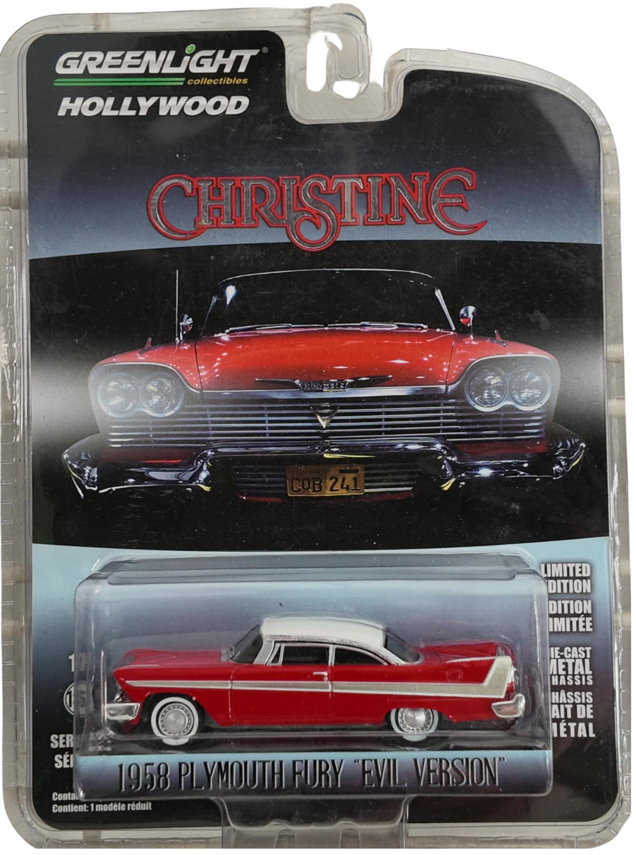Greenlight 1958 Plymouth Fury 'Christine' Diecast Model