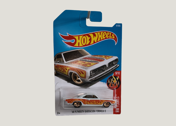 Hot Wheels '68 Plymouth Barracuda Formula S HW Flames