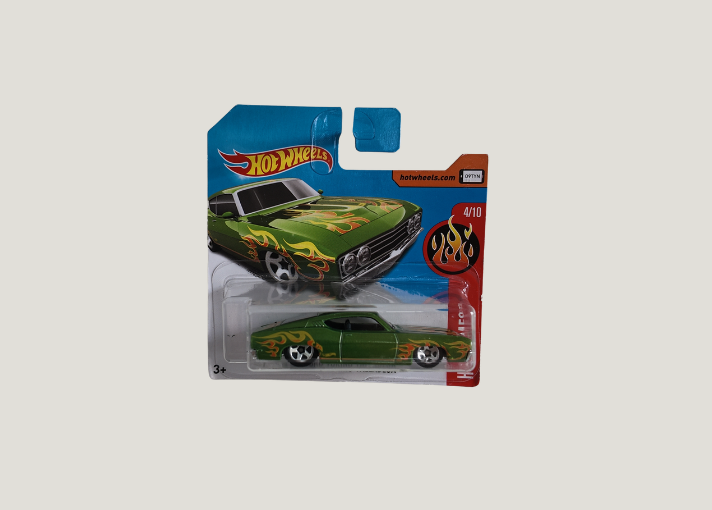 Hot Wheels 69 Ford Torino Talladega HW FLAMES