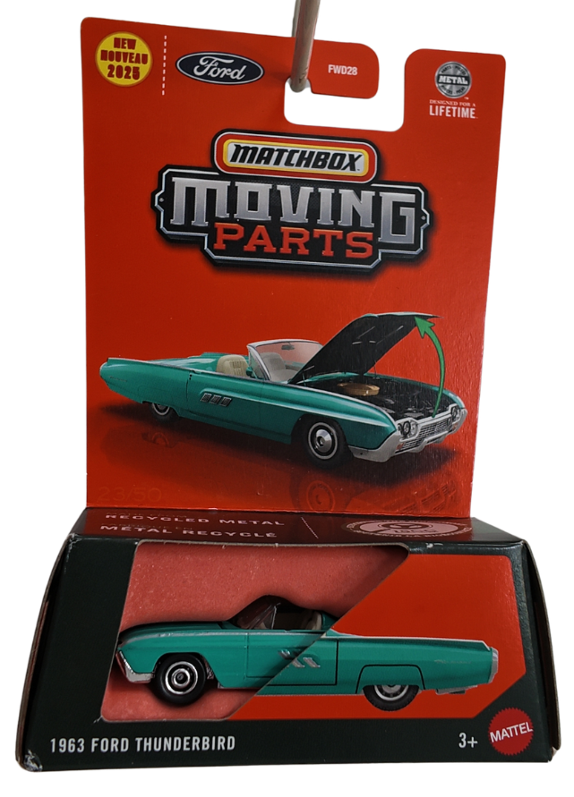 Matchbox 1963 Ford Thunderbird Diecast Model