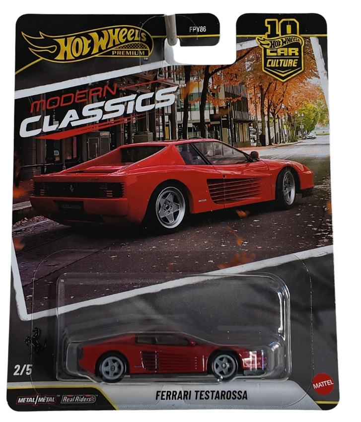 Hot Wheel Modern Classics Ferrari Testarossa Diecast 2/5