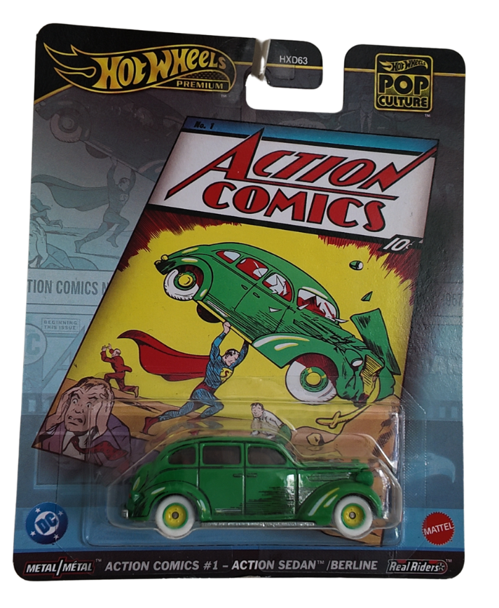 Hot Wheels Pop Culture Action Comics #1 - Action Sedan