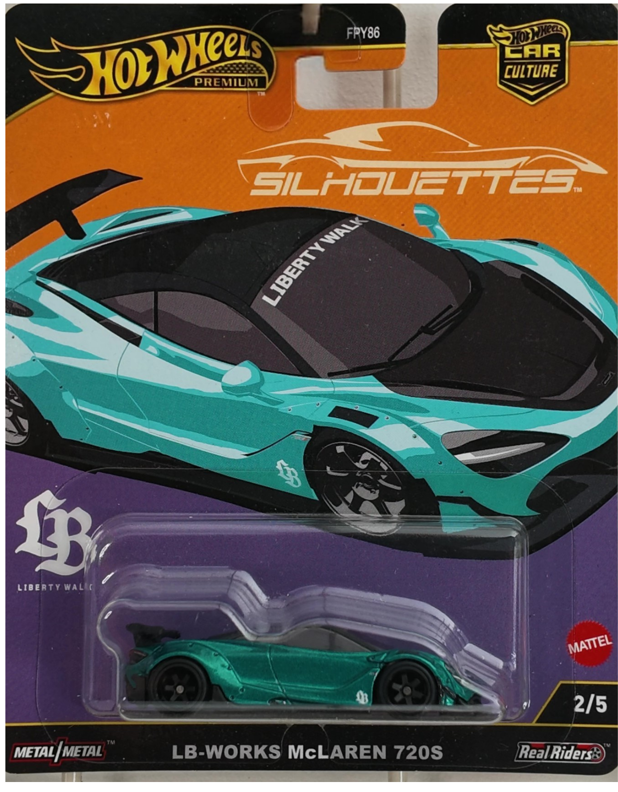Hot Wheels LB-Works McLaren 720S SILHOUETTES 2/5